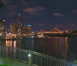 Brisbane River at Night