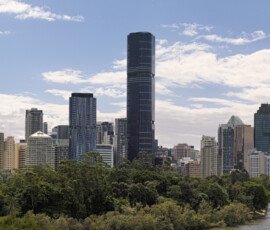 Brisbane Skyline from Kangaroo Point