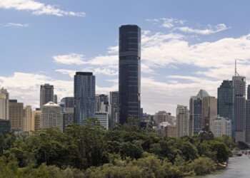Brisbane Skyline from Kangaroo Point