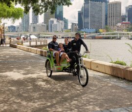 Happy Green Car Driver