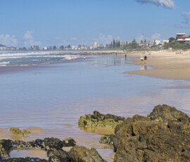 Late Autumn Day at the Beach
